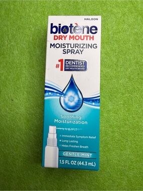 Dry Mouth Moisturizing Spray - Gentle Mint (Blue)